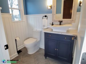 Blue Powder Room